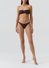 Swimwear Melissa Odabash Alba Bikini Bottom Brown Apoella