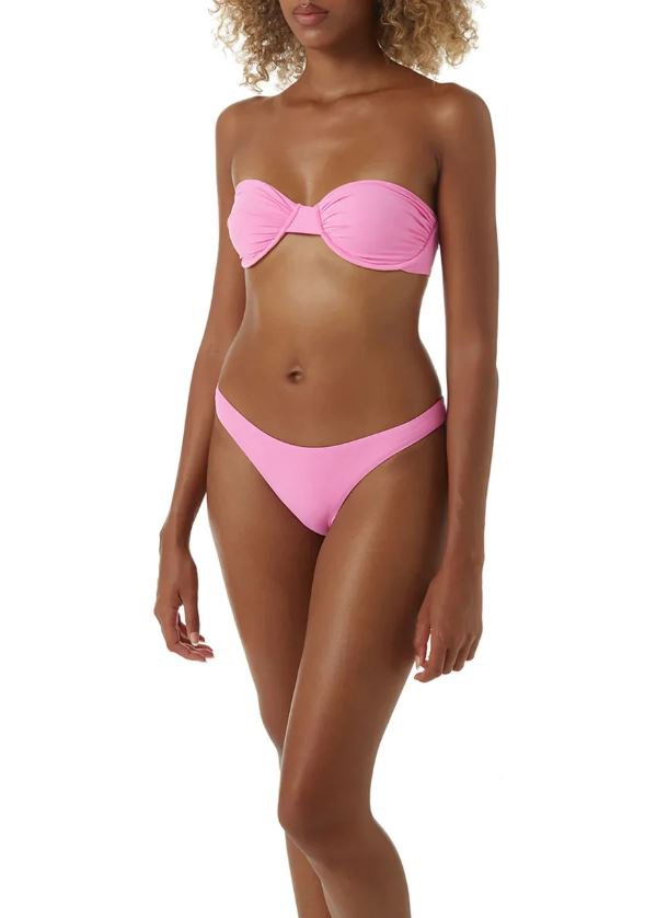Swimwear Melissa Odabash Barbados Bandeau Bikini Pink Apoella