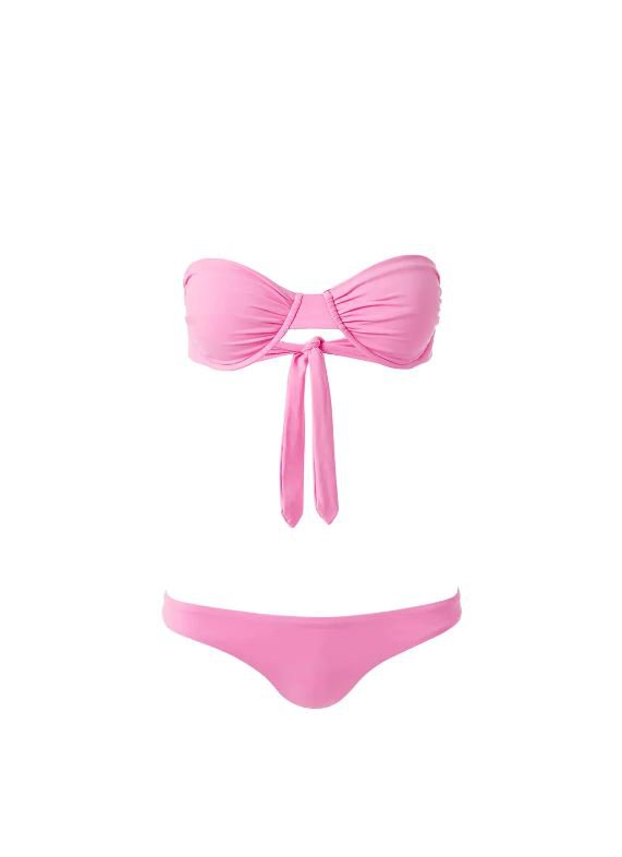 Swimwear Melissa Odabash Barbados Bandeau Bikini Pink 42 / Pink Apoella