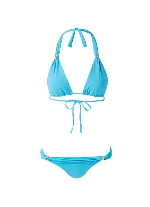 Swimwear Melissa Odabash Grenada Halterneck Bikini Aqua 42 / Aqua Apoella