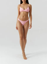 Swimwear Melissa Odabash Lima Chain Straps Bikini Top Rose Apoella