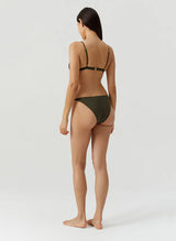 Swimwear Melissa Odabash Mexico  Bralette Chain Bikini Top Olive Apoella
