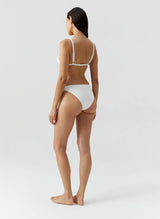 Swimwear Melissa Odabash Montenegro Bikini Bottom Cream Ribbed Apoella