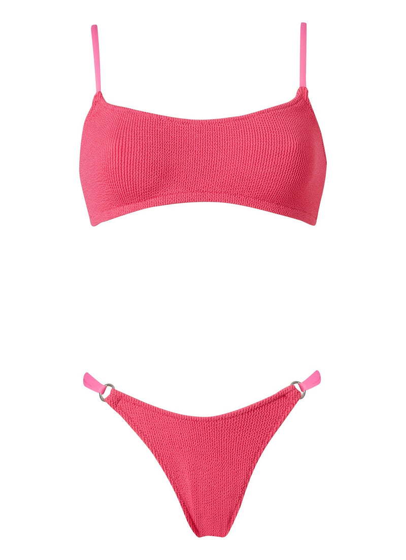 Swimwear Stefania Frangista Alba Thin Straps Athletic Bikini S / Fuchsia Apoella