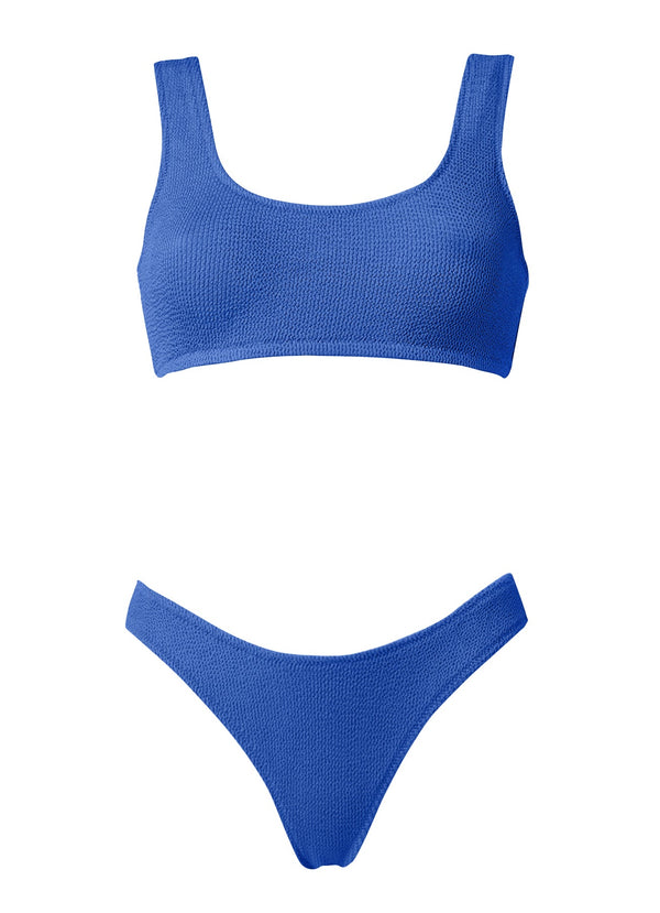 Swimwear Stefania Frangista Celin Athletic High Waisted Bikini Sponge S / Royal Blue Apoella