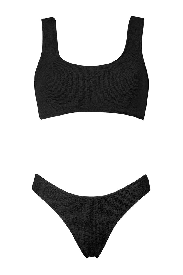 Swimwear Stefania Frangista Celin Athletic High Waisted Bikini Sponge S / Black Apoella