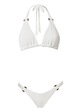 Swimwear Stefania Frangista Dahlia Halter Bikini Curly White / S Apoella