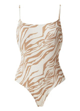 Swimwear Stefania Frangista Ivy One-Piece Curly S / Beige Zebra Apoella