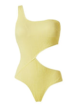Swimwear Stefania Frangista Laetitia Cut Out One-Piece Curly S / Yellow Apoella