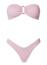 Swimwear Stefania Frangista Melita Bandeau Bikini S / Pink Apoella