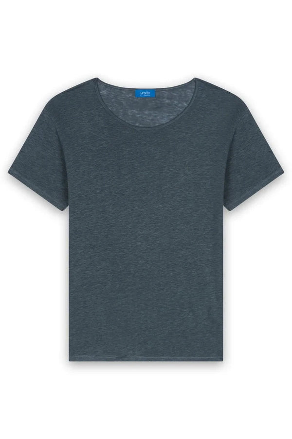 T-shirts Apnée Linen T - Shirt Balsam Green Apoella