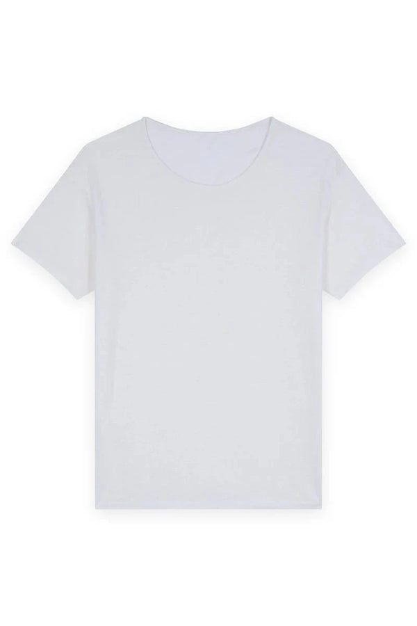 T-shirts Apnée Linen T - Shirt Ecru Apoella