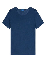 T-shirts Apnée Linen T - Shirt Petrol Blue Apoella