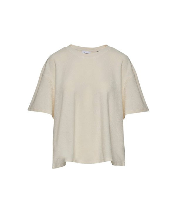 T-shirts Asoma Carina Terry T-shirt Ivory Apoella