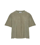 T-shirts Asoma Carina Terry T-shirt Light Green Apoella