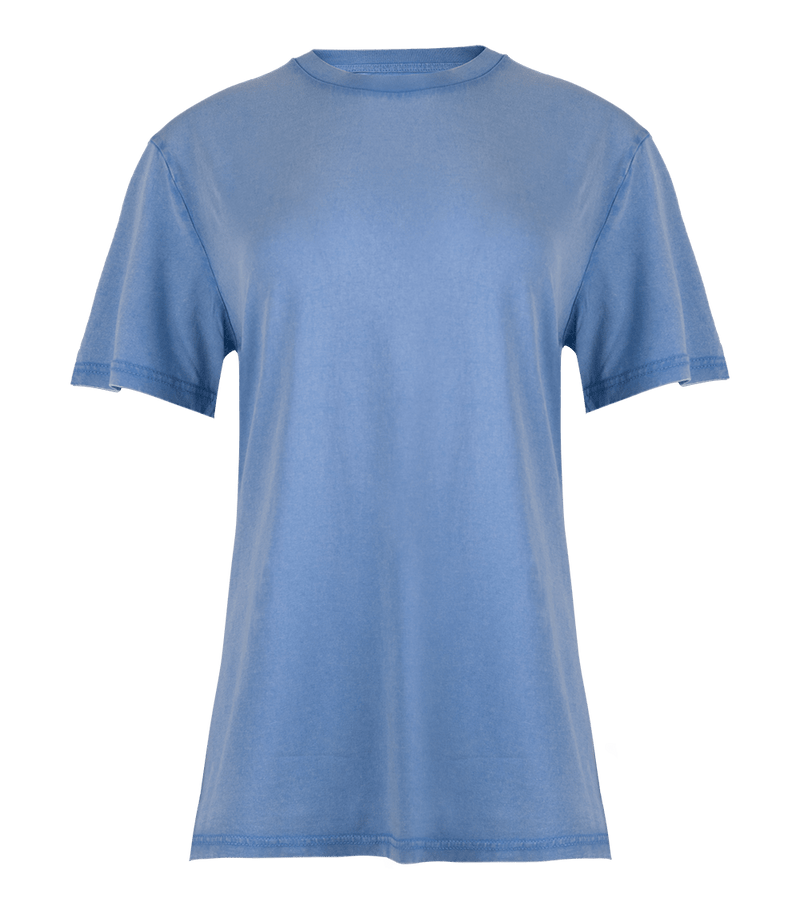 T-shirts Asoma Round Neck T-shirt Dyed Swimmer Blue Swimmer Blue / M Apoella