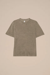T-shirts Fedeli Terry Crew Neck T-shirt Beige Apoella