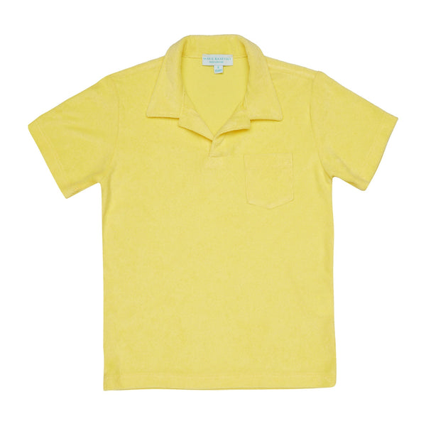 T-shirts Marie Raxevsky Boys Polo T-shirt Yellow Apoella