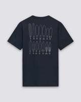 T-shirts Sundek Old School Surf T-Shirt Navy Apoella