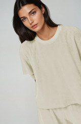 Carina Terry T-shirt Ivory