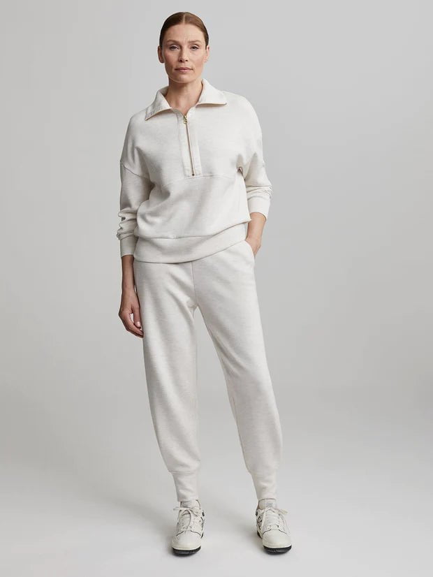 - The Relaxed Pant 27.5 Ivory Marl Apoella