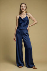 Tops APOELLA Ersi Cowl Neck Top Navy Apoella