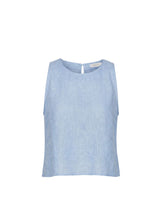 Tops APOELLA Iro Linen Sleeveless Top Sky Apoella