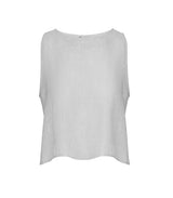 Tops Apoella Iro Linen Sleeveless Top White Apoella