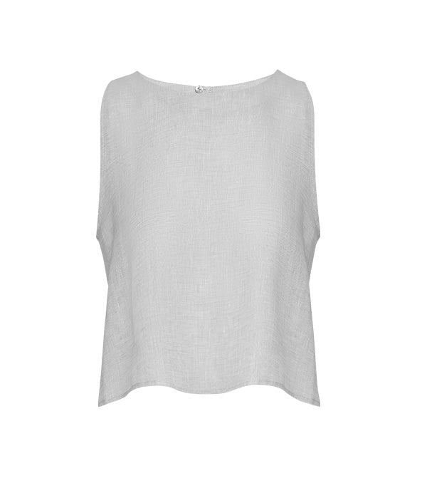 Tops Apoella Iro Linen Sleeveless Top White Apoella