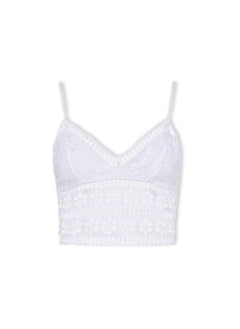 Tops Charo Ruiz Melie Top White Apoella