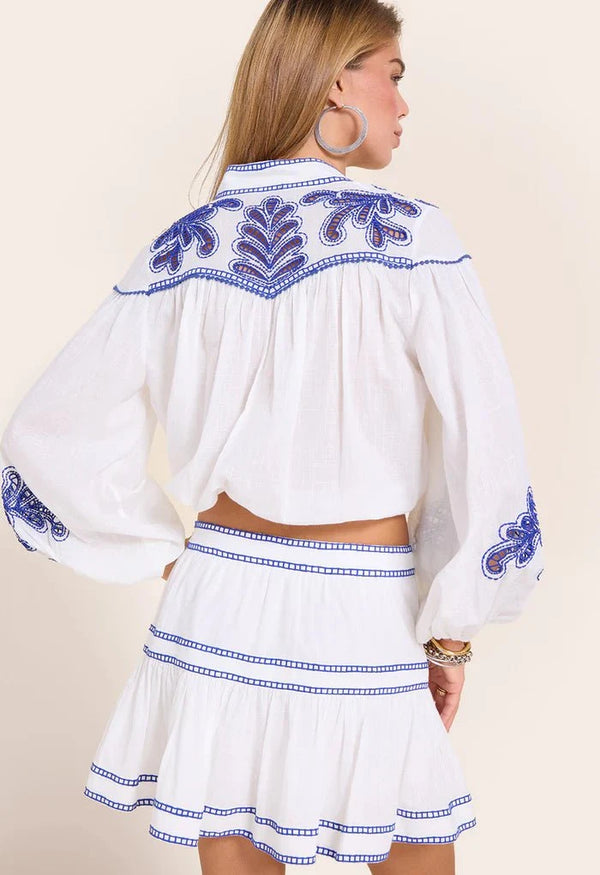 Tops Scarlett Poppies Zilleno Top Simply White Apoella