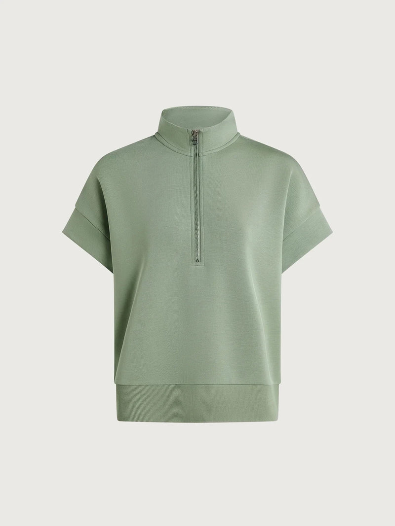 Tops Varley Ritchie Short Sleeve Sweater Loden Frost Apoella