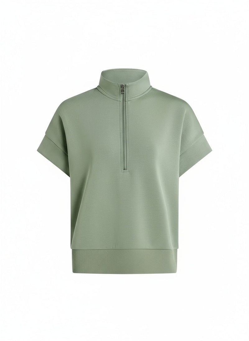 Tops Varley Ritchie Short Sleeve Sweater Loden Frost Apoella