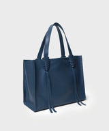 Totes Callista Crafts Ara Medium Tote Grained Leather Blue O/S Apoella