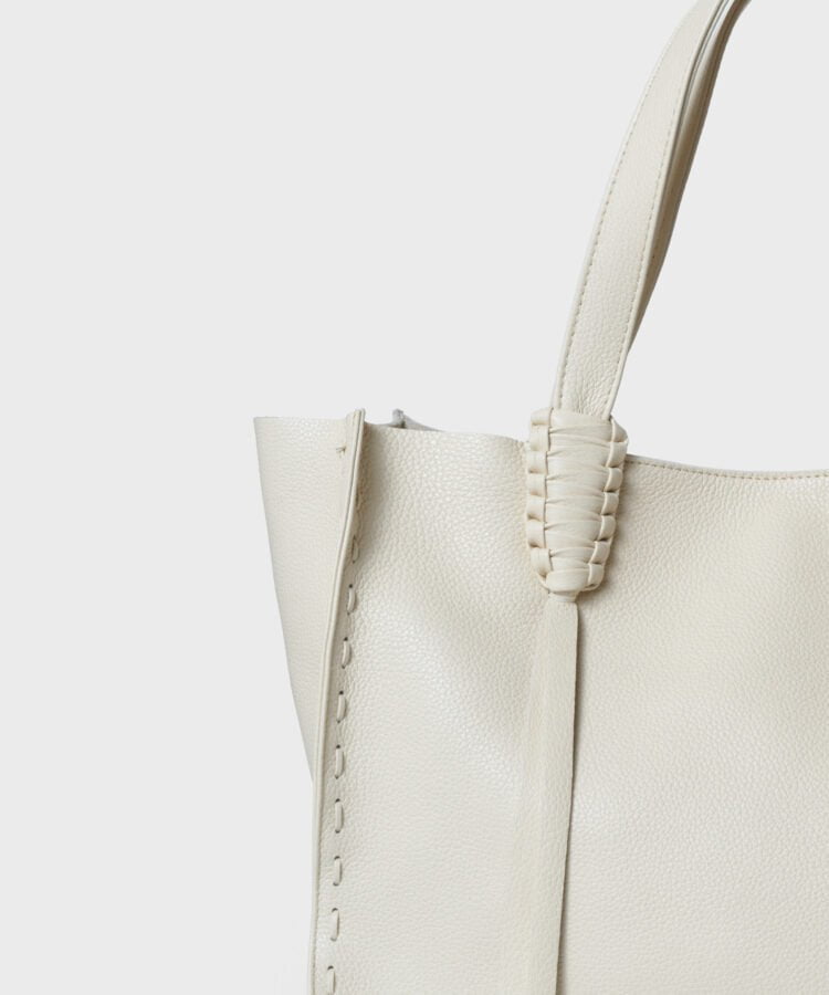 Totes Callista Crafts Ara Tote Medium Grained Leather Cream O/S / Cream Apoella