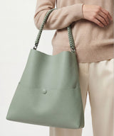 Totes Callista Crafts Slim M Tote Grained Leather Sage O/S / Sage Apoella