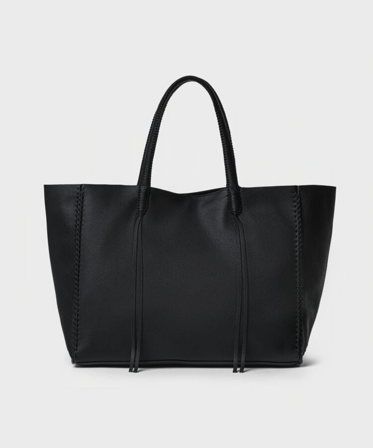 Totes Callista Crafts Tote Grained Leather Black O/S / Black Apoella