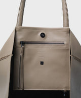 Totes Callista Crafts Tote Grained Leather Taupe O/S / Taupe Apoella