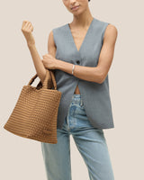 Totes Naghedi St. Barths Medium Tote Montauk Brown O/S Apoella