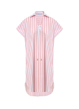 Tunic Apoella Chloe Lace-up Tunic Thick Pink/White Stripes O/S / Thick Pink Stripes Apoella