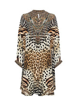 Tunic Camilla With Love For The Love Of Leo High Neck Tunic O/S / Leopard Apoella