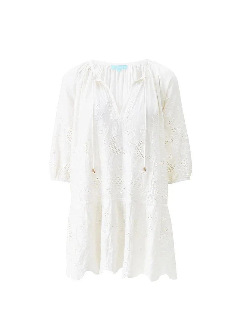 Tunic Melissa Odabash Pearl V Neck Tunic Ivory Apoella