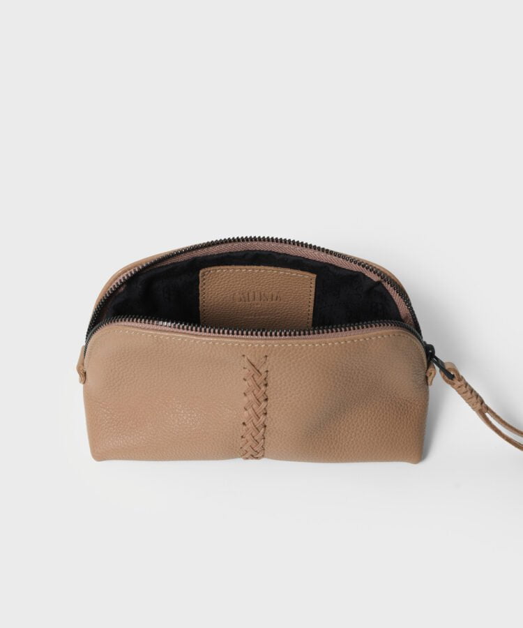 Vanity Cases Callista Crafts Vanity Case Grained Leather Camel O/S Apoella