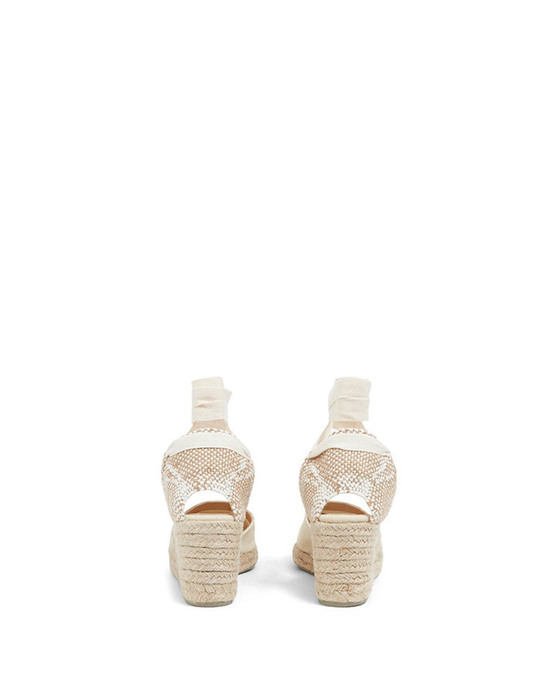 Sandal Castaner Carina Ivory Carina C Wedge Espadrilles Ivory