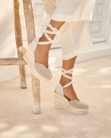 Wedges Manebi Heart Shaped Wedge Espadrilles Natural Apoella