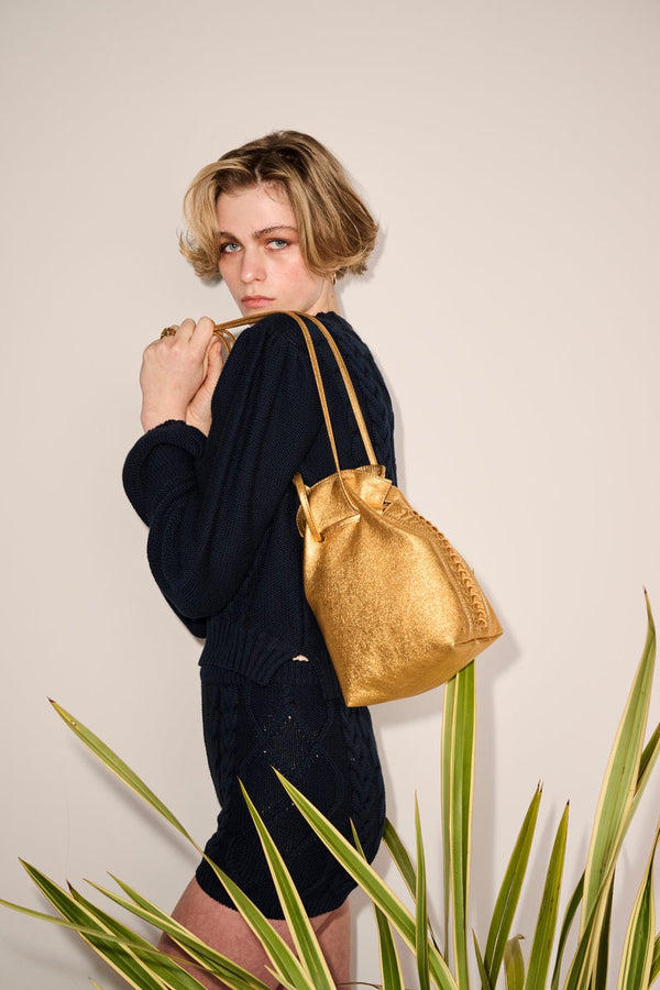 Bucket Bag Park House Toteme Bucket Bag O/S / Metallic Gold Apoella