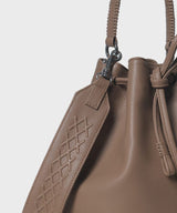 Bucket Callista Crafts Bucket Bag Grained Leather Brown O/S / Brown Apoella