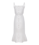 Dress Apoella Abia Broderie Long Dress With Straps S/M / White Apoella