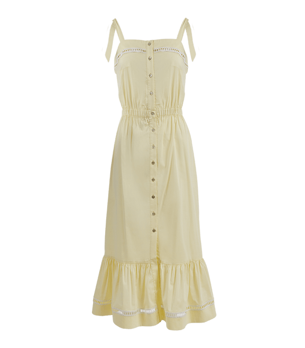 Dress Apoella Abia Poplin Long Dress S/M / Yellow Apoella