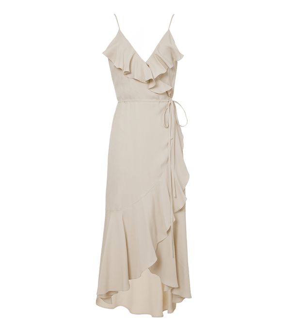 Dress Apoella Agnes Long Ruffle Dress S/M / Vanilla Apoella